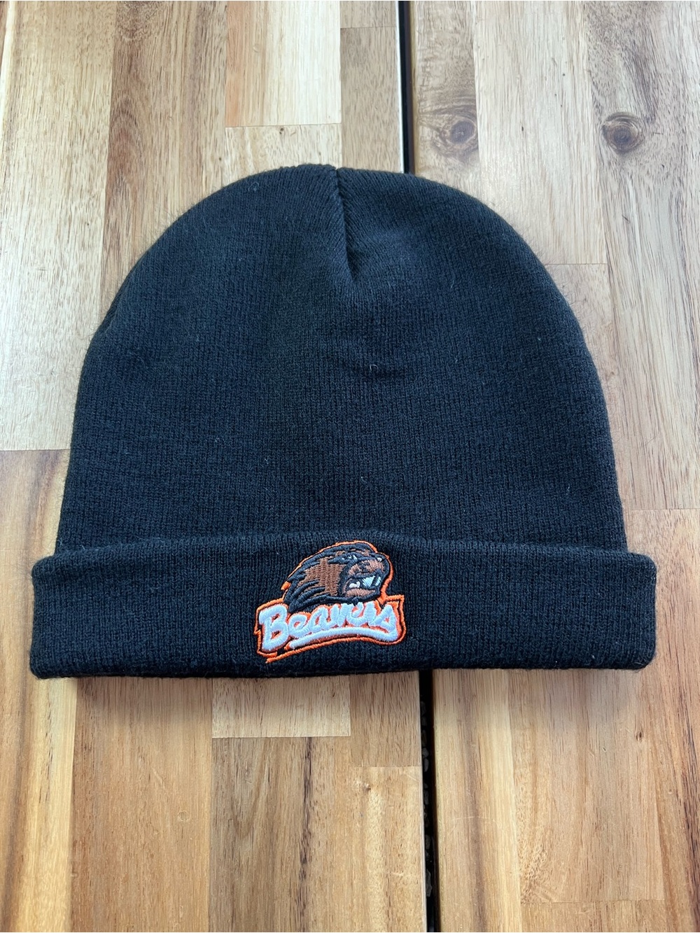 Oregon State Beavers Black Knit Beanie Hat OSFA NCAA Licensed